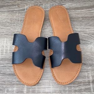 Black sandals